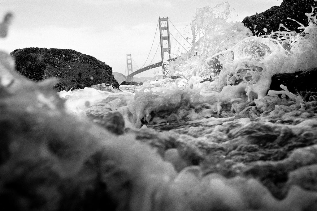 Pacific Wave and Golden Gate Bridge